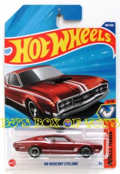 2025 Hot Wheels '69 MERCURY CYCLONE Red Ford Factory Muscle Car #165 HW Muscle Mania 2/10 New