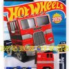 2025 Hot Wheels OPTIMUS PRIME Red Blue Big Rig Transformers Movie Truck #104 HW Screen Time 6/10 New