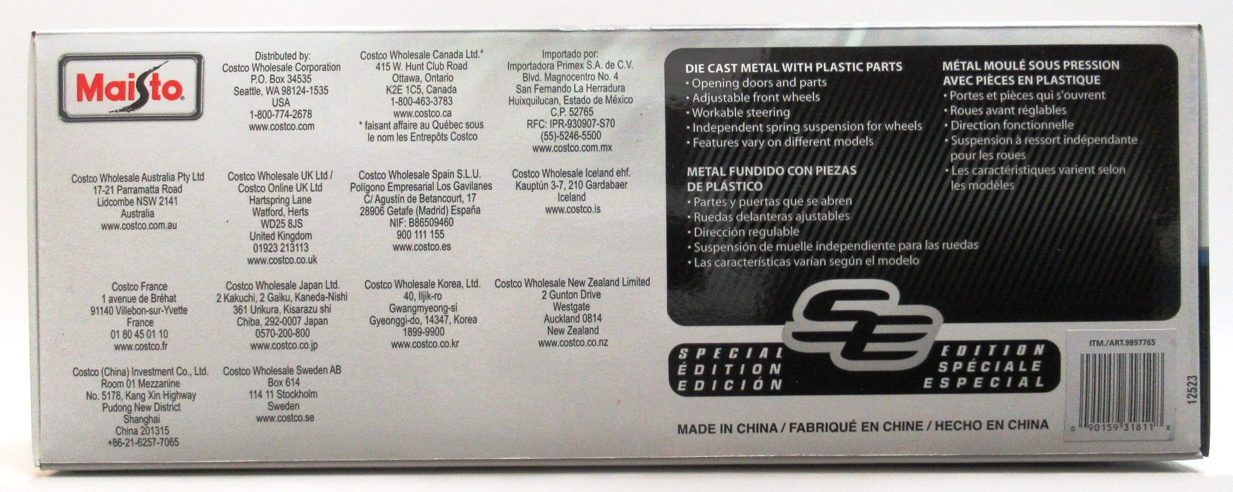 1974 CHEVROLET C10 CHEYENNE SUPER Red White 1:18 New - Image 7