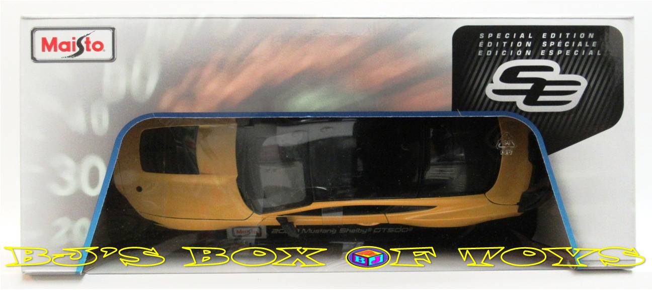 2020 MUSTANG SHELBY GT500 Yellow 1:18 Maisto New - Image 5