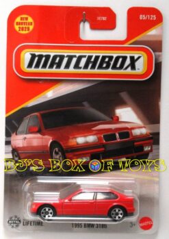 2025 Matchbox 1995 BMW 318ti Red Classic German Sports car #5/125 MBX City New