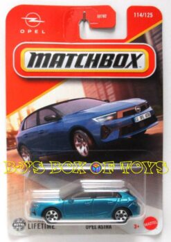 2025 Matchbox OPEL ASTRA Blue Classic German Hatchback #114/125 MBX City New