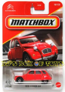 2026 Matchbox 1970 CITROEN 2CV Red Classic French Compact Car #16/125 MBX Show Room New