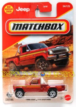 2026 Matchbox 1980 JEEP J10 STEPSIDE Red Classic Off-Road 4x4 Pickup #34/125 MBX Adventure New