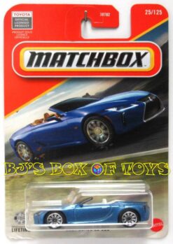 2026 Matchbox 2021 LEXUS LC 500 Blue Convertible Luxury Japanese Sports Car #25/125 MBX Road Trip New