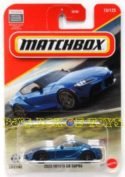 2026 Matchbox 2023 TOYOTA GR SUPRA Blue Luxury Japanese Sports Car #15/125 MBX Road Trip New