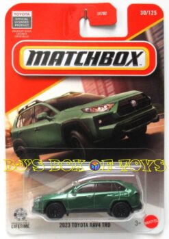 2026 Matchbox 2023 TOYOTA RAV4 TRD Green 4x4 4dr. SUV #30/125 MBX Metro New