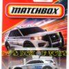 2026 Matchbox FORD POLICE INTERCEPTOR Silver Blue Airport Patrol Vehicle SUV #28/125 MBX Rescue New