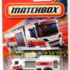 2026 Matchbox 2021 SCANIA XT FIRE TRUCK White Red Emergency First Response Vehicle #08/125 MBX Rescue New