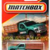 2026 Matchbox Ford F-350 Stake Bed Truck Green Flatbed Farm Pickup #63/125 MBX Construction New