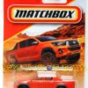 2026 Matchbox TOYOTA HILUX PICKUP Orange 4dr Off-Road 4x4 Truck #07/125 MBX Adventure New