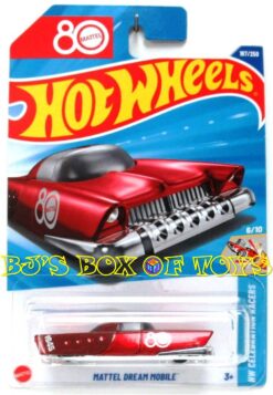 2025 Hot Wheels MATTEL DREAM MOBILE Ruby Red Mattel 80th #167/250 HW Celebration Racers 6/10 New