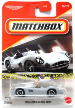2026 Matchbox 1956 ASTON MARTIN DBR1 Grey Classic British Factory Sports Car #72/125 MBX Showroom New