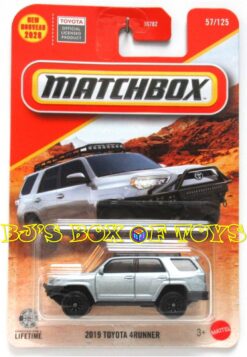 2026 Matchbox 2019 TOYOTA 4RUNNER Silver 4dr Off-Road 4x4 SUV #57/125 MBX Adventure New