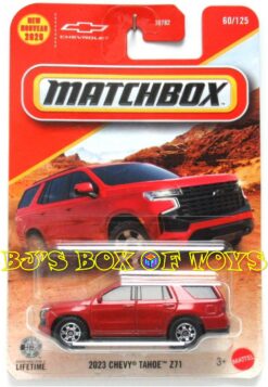 2026 Matchbox 2023 CHEVY TAHOE Z71 Red Chevrolet 4x4 4dr Luxury SUV #60/125 MBX Adventure New