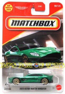 2026 Matchbox 2025 ASTON MARTIN VANQUISH Green Exotic British Sports Car #90/125 MBX Showroom New