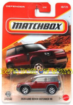 2026 Matchbox 2020 LAND ROVER DEFENDER 90 Red 2dr Off-Road 4x4 SUV #46/125 MBX Adventure New