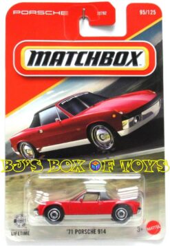2026 Matchbox '71 PORSCHE 914 Red Classic German Sports Car #95/125 MBX Road Trip New