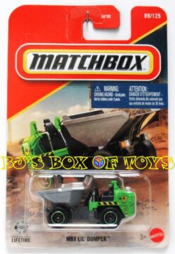 2026 Matchbox MBX LIL DUMPER Green Gray Mini Dump Truck #89/125 MBX Construction New