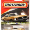 2026 Matchbox 1968 FORD MUSTANG FASTBACK Gold Classic Pony Muscle Car #61/125 MBX Showroom New