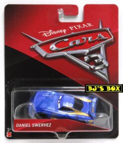 Disney Pixar Cars 3 DANIEL SWERVEZ Movie Character Die-Cast Race Track Car New