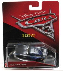 Disney Pixar Cars 3 JACKSON STORM Movie Character Die-Cast Race Track Car New