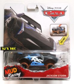 Disney Pixar Cars XRS Mud Racing JACKSON STORM Black Real Suspension Off-Road Racer New