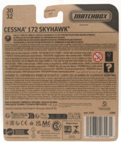 2026 Matchbox Sky Busters CESSNA 172 SKYHAWK White #30 New - Image 2