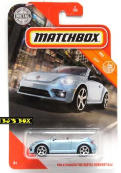2020 Matchbox VOLKSWAGEN THE BEETLE CONVERTIBLE Blue Modern VW Drop Top #2 MBX City New