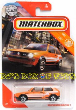 2020 Matchbox VOLKSWAGEN GOLF MK 1 Orange GTi Rabbit VW Sports Car #8/100 MBX City New