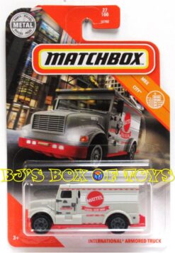 2020 Matchbox INTERNATIONAL ARMORED TRUCK Grey Mattel Federal Credit Union Security #27/100 MBX City New