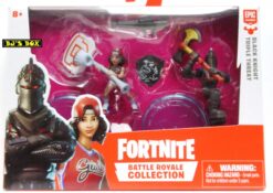 Fortnite BLACK KNIGHT and TRIPLE THREAT Battle Royale Collection 2 Pack #005/006 Figures with Accessories New