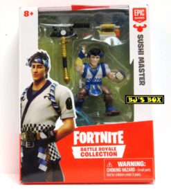 FORTNITE Battle Royale Collection SUSHI MASTER Game Figure with Accessories Sealed #064 New
